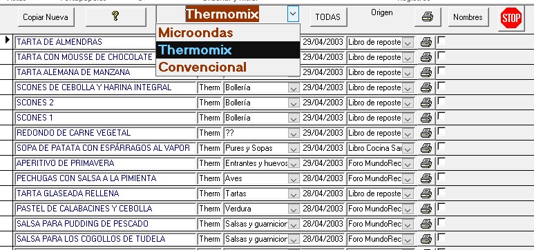 Frodo Recetario Thermomix  - 1651 Recetas