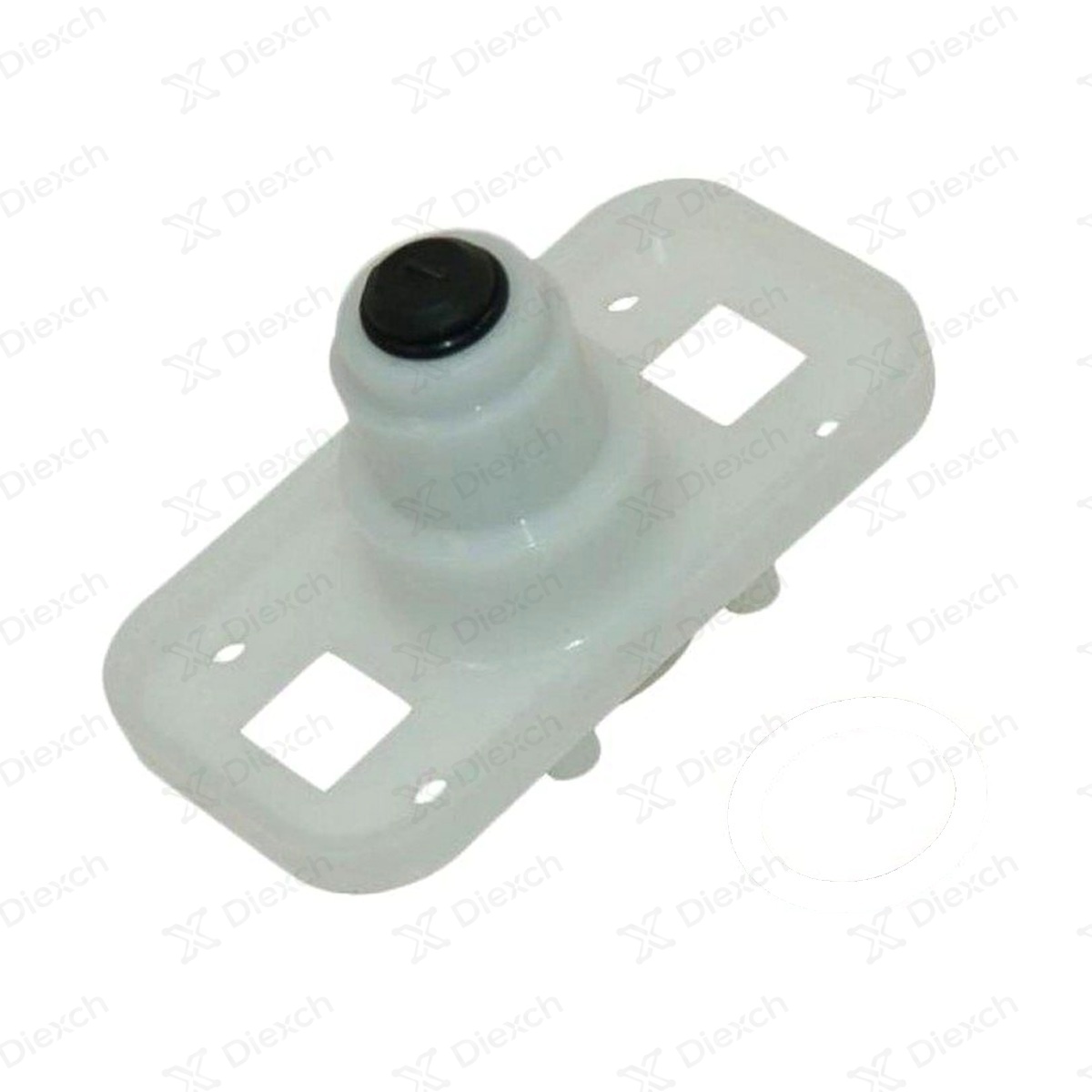 Image of Hinge/valve assembly, white for Beko dryer 2961100100