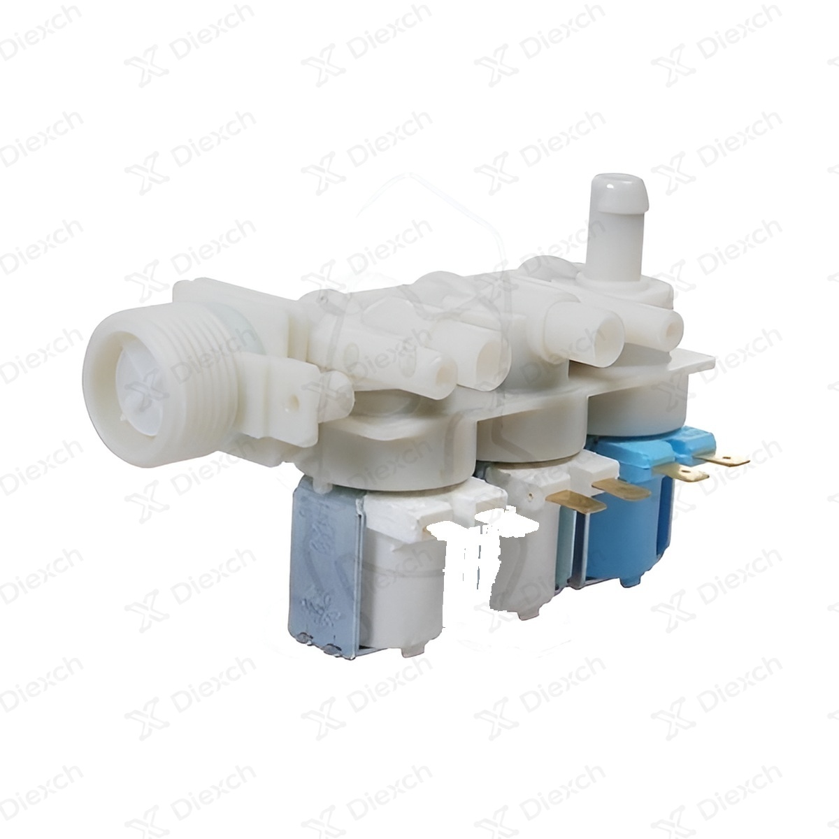 Imagen de Válvula triple recta C00080664 para lavadora Ariston, Indesit