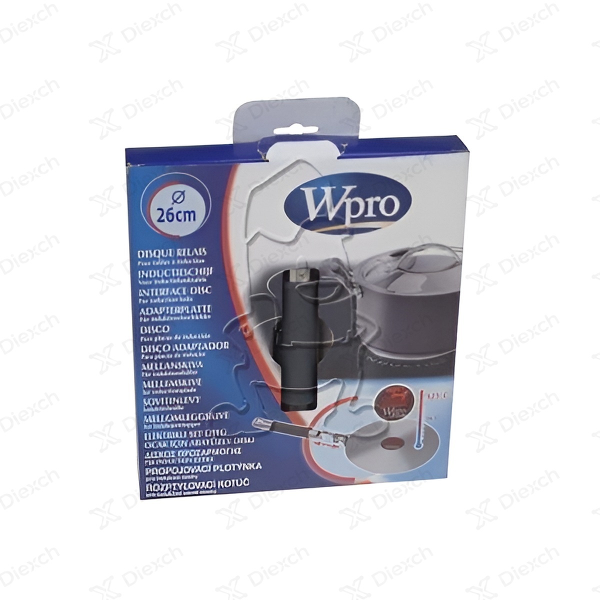 Imagem de Disco intermédio para placa de indução 480181700064 para vitrocerâmica Bauknecht, Whirlpool e Wpro