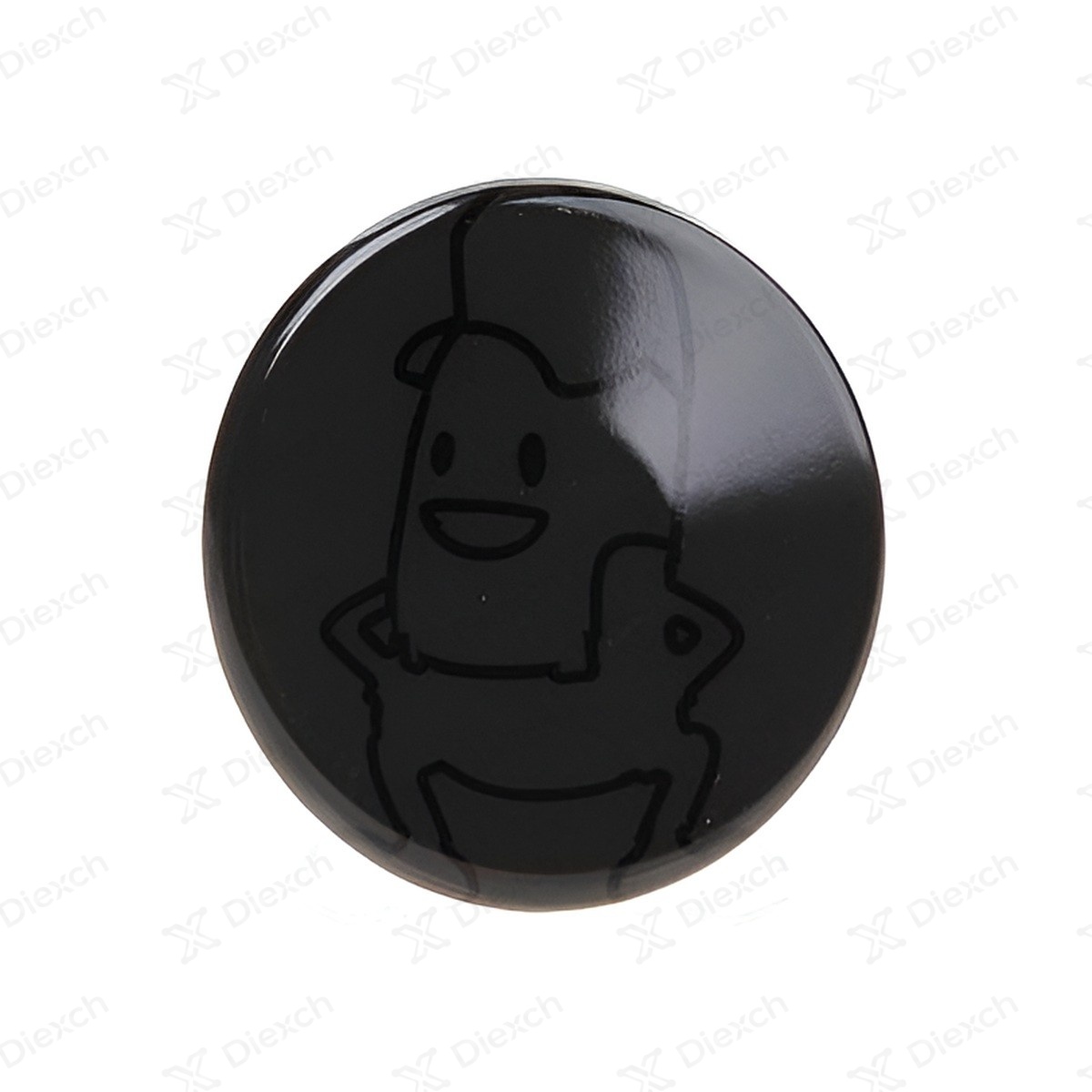 Imagen de Tapa de quemador (negro 60mm) fogón C058MT para cocina Ariston, Creda y Hotpoint