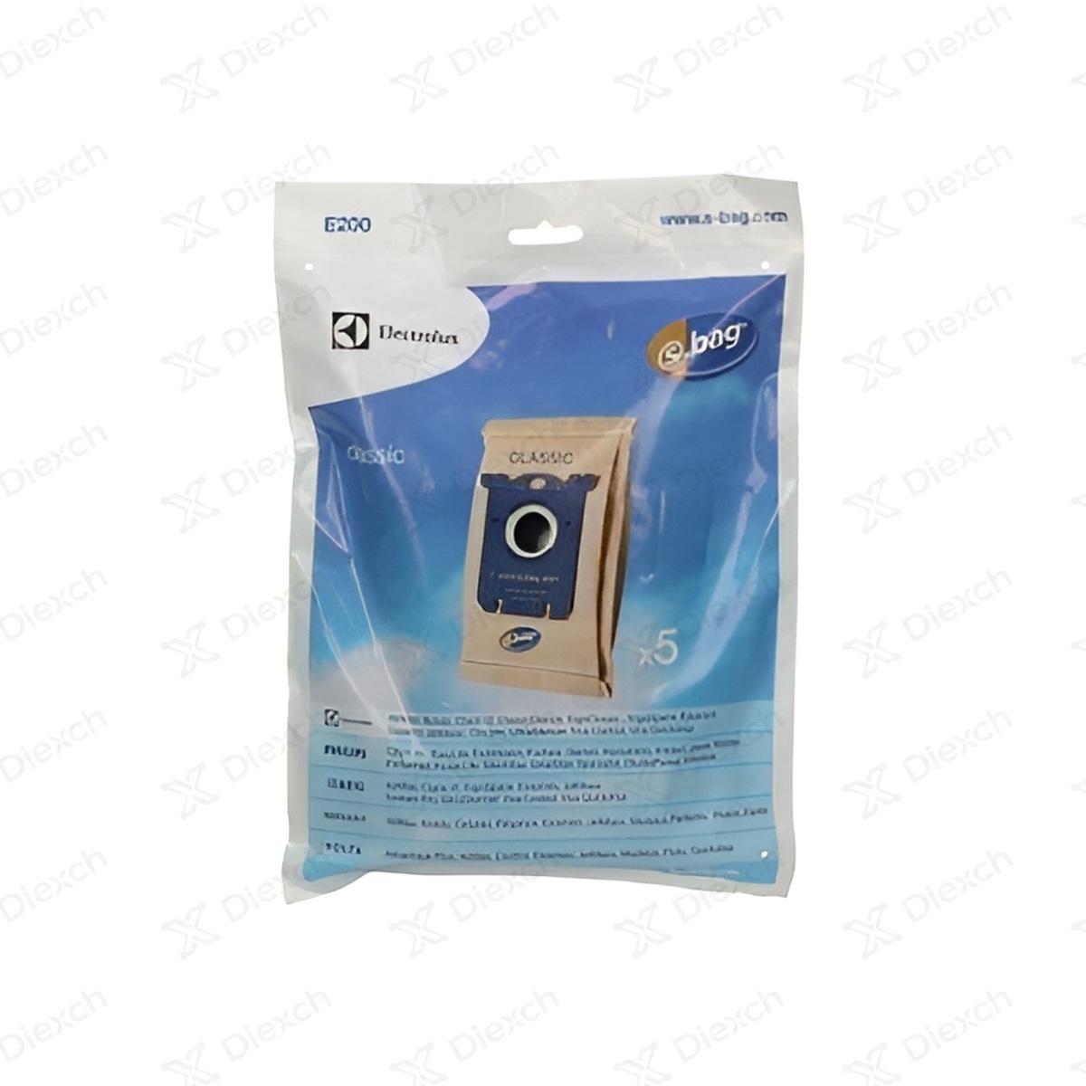 Image de Sac pour aspirateur E200 9000844804 pour AEG, Bork et Electra 1500